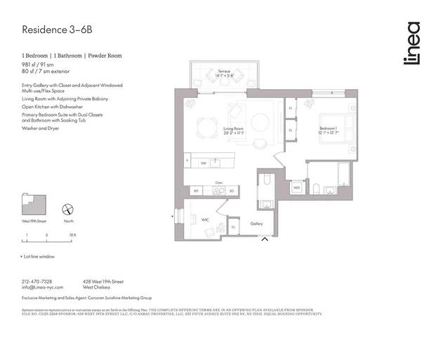 $1,880,000 | 428 West 19th Street, Unit 5B | Chelsea