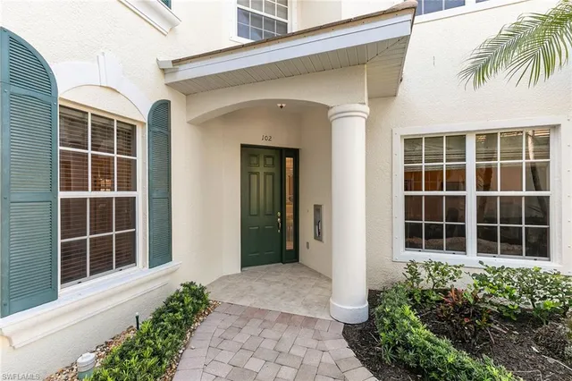 a view of front door