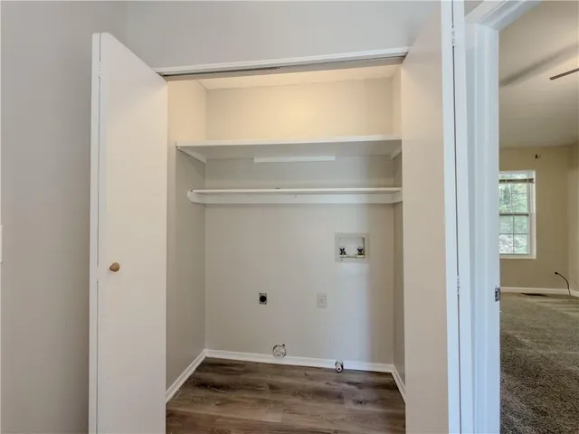 a view of storage and utility room