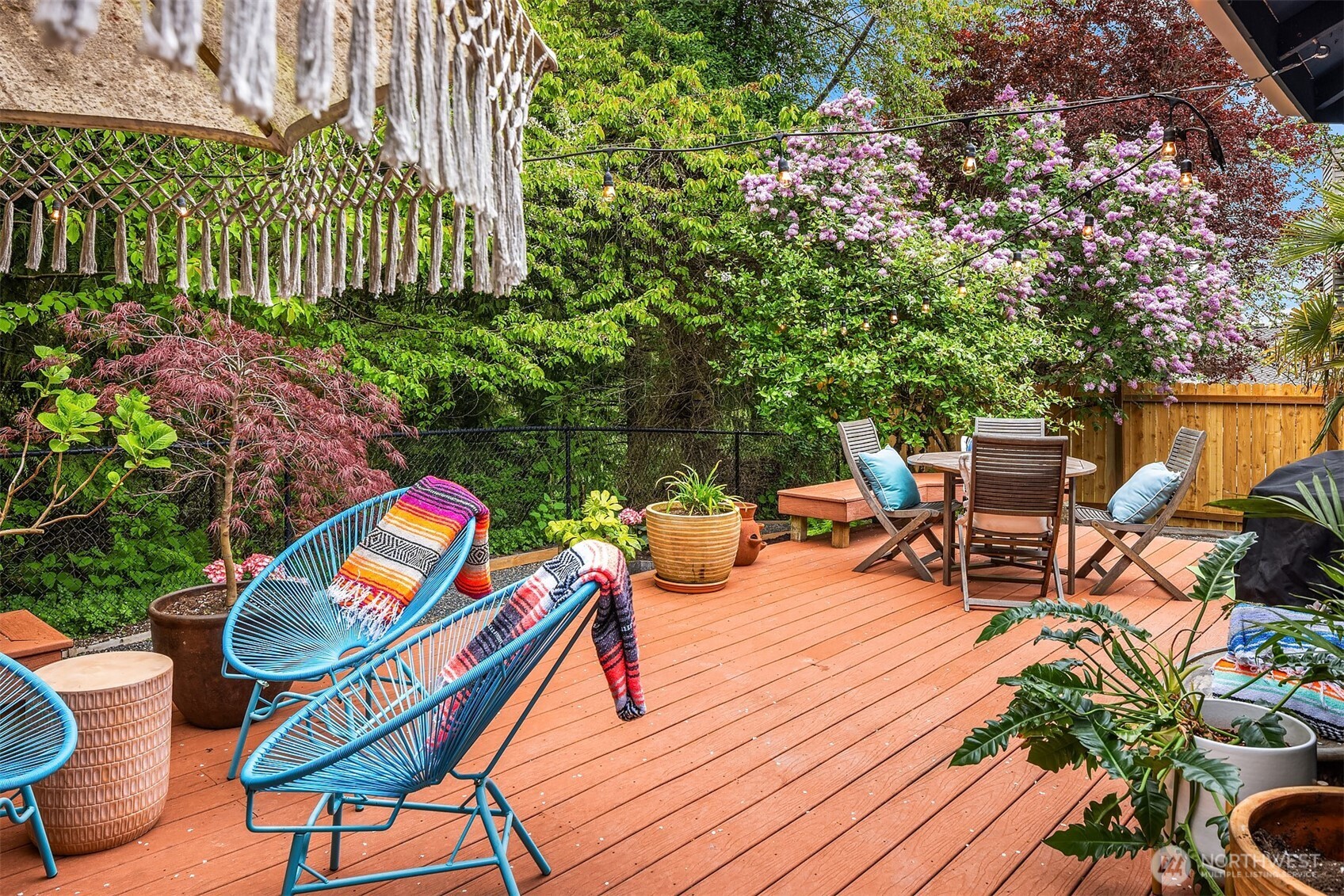 4938 Narbeck Avenue Everett, WA 98203 - Photo 29 of 40 a backyard of a house with seating space