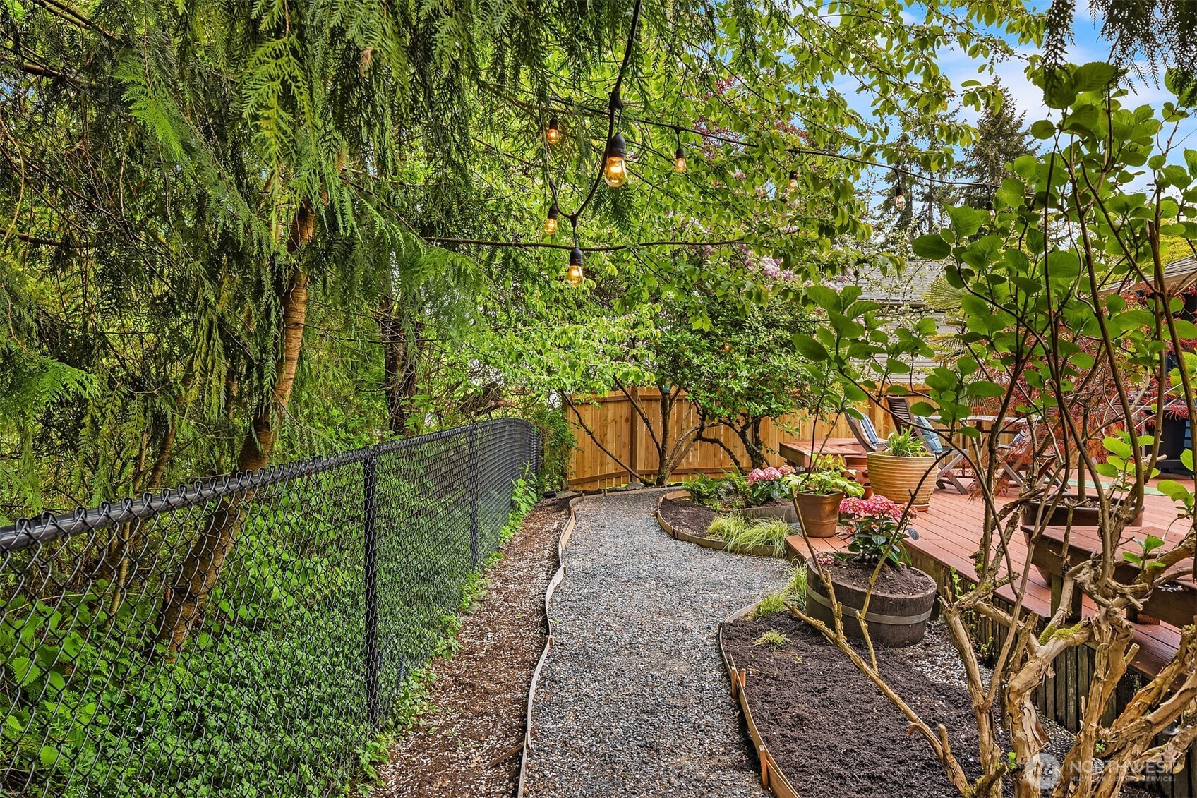 4938 Narbeck Avenue Everett, WA 98203 - Photo 31 of 40 a backyard of a house with lots of green space