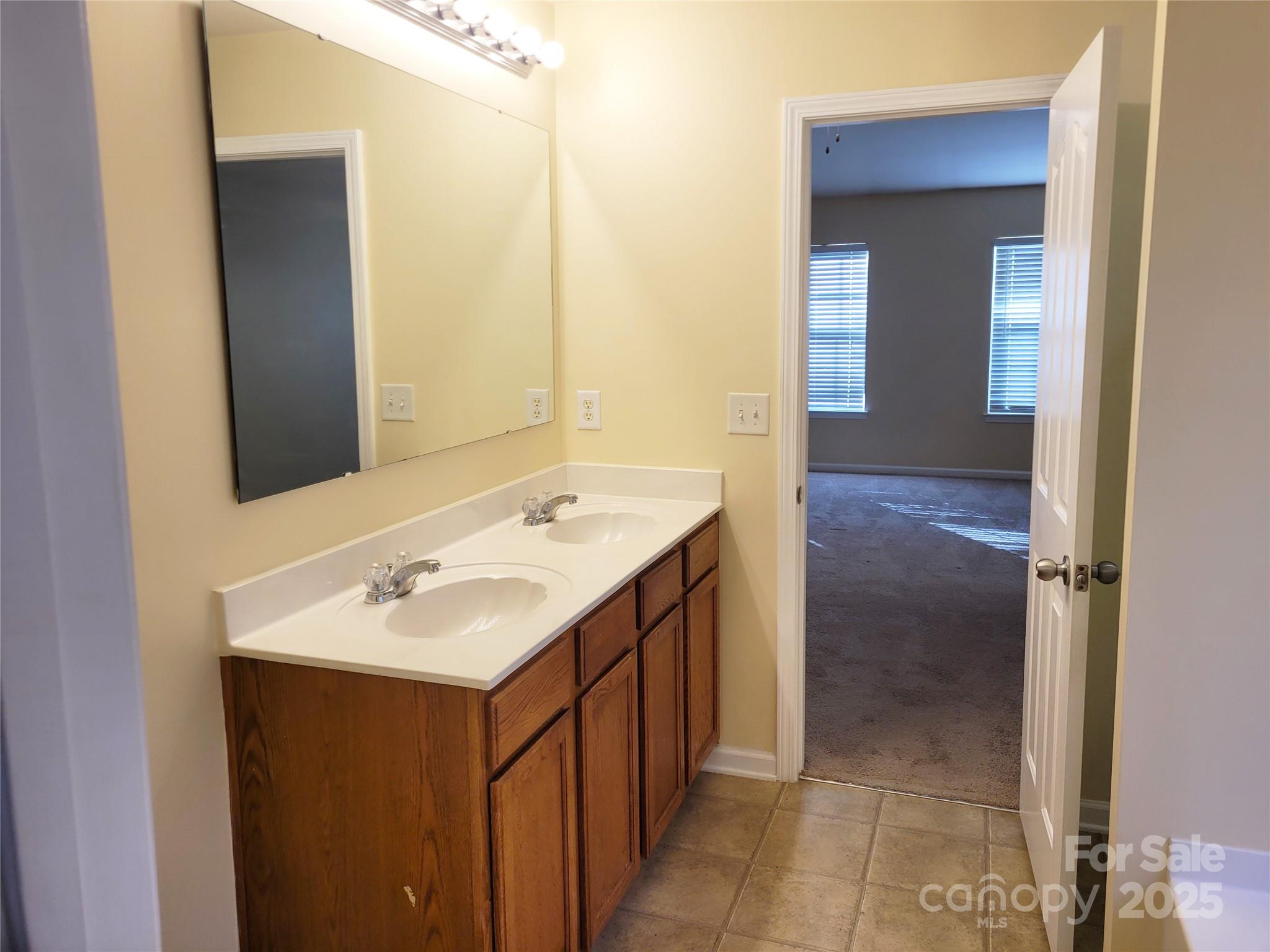 13008 Rothe House Road Charlotte, NC 28273 - Photo 20 of 23 a bathroom with a sink and a mirror