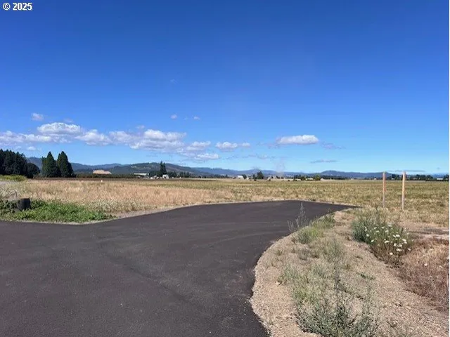 a view of a lake and mountain