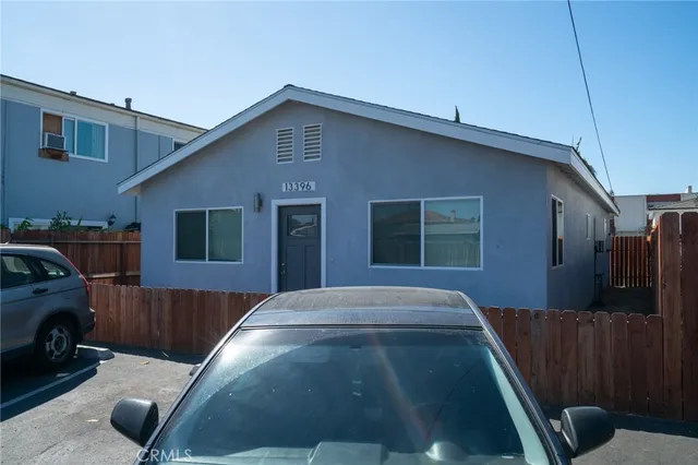 a view of a house with a patio