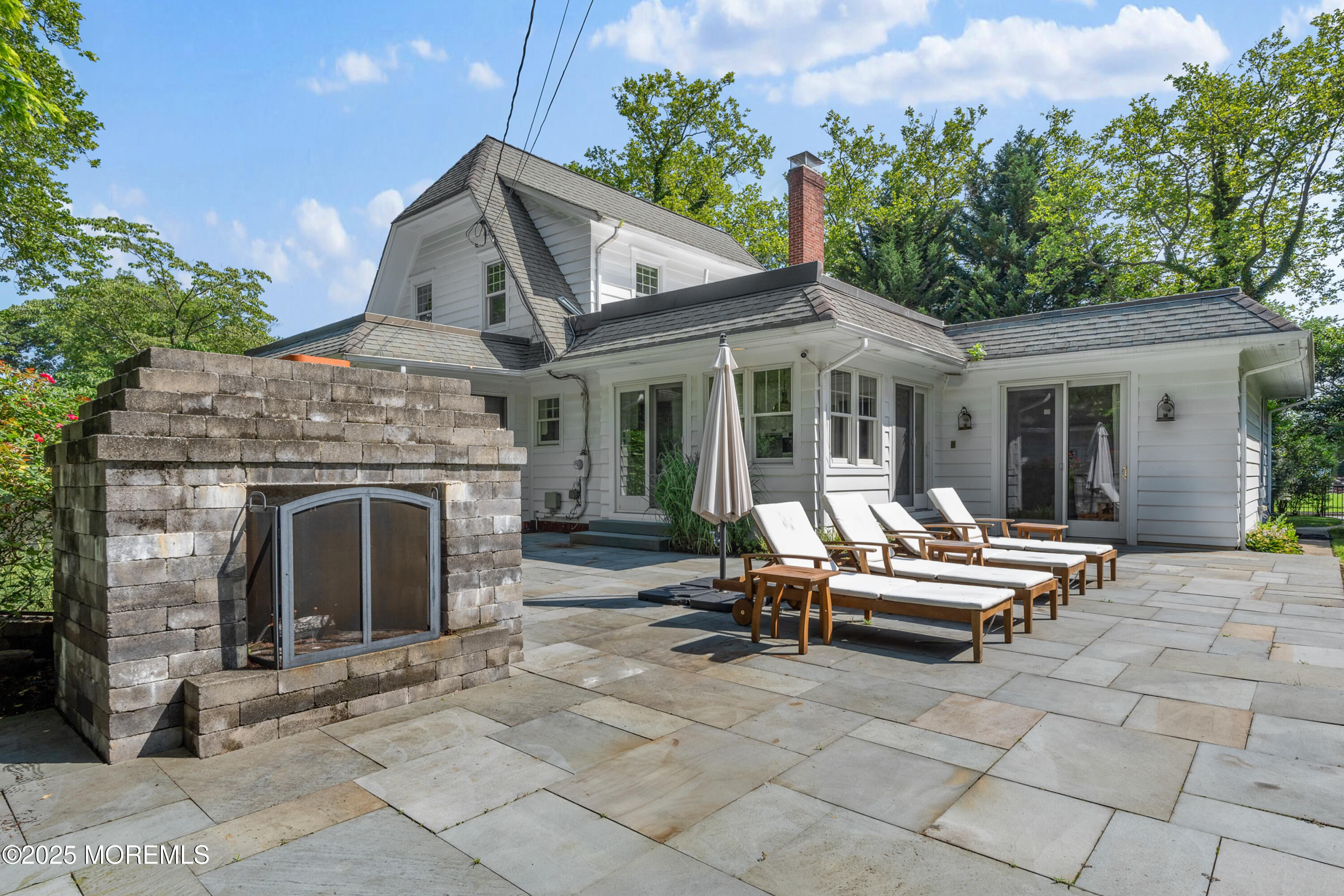 125 Harvard Road Fair Haven, NJ 07704 - Photo 45 of 51 Patio/Outdoor Fireplace