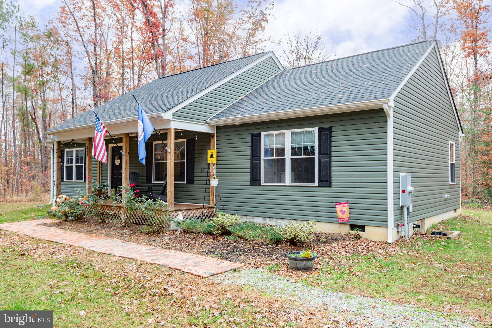 356 Greenes Corner Road Bumpass, VA 23024 - Photo 2 of 41 Brick walkway to front porch