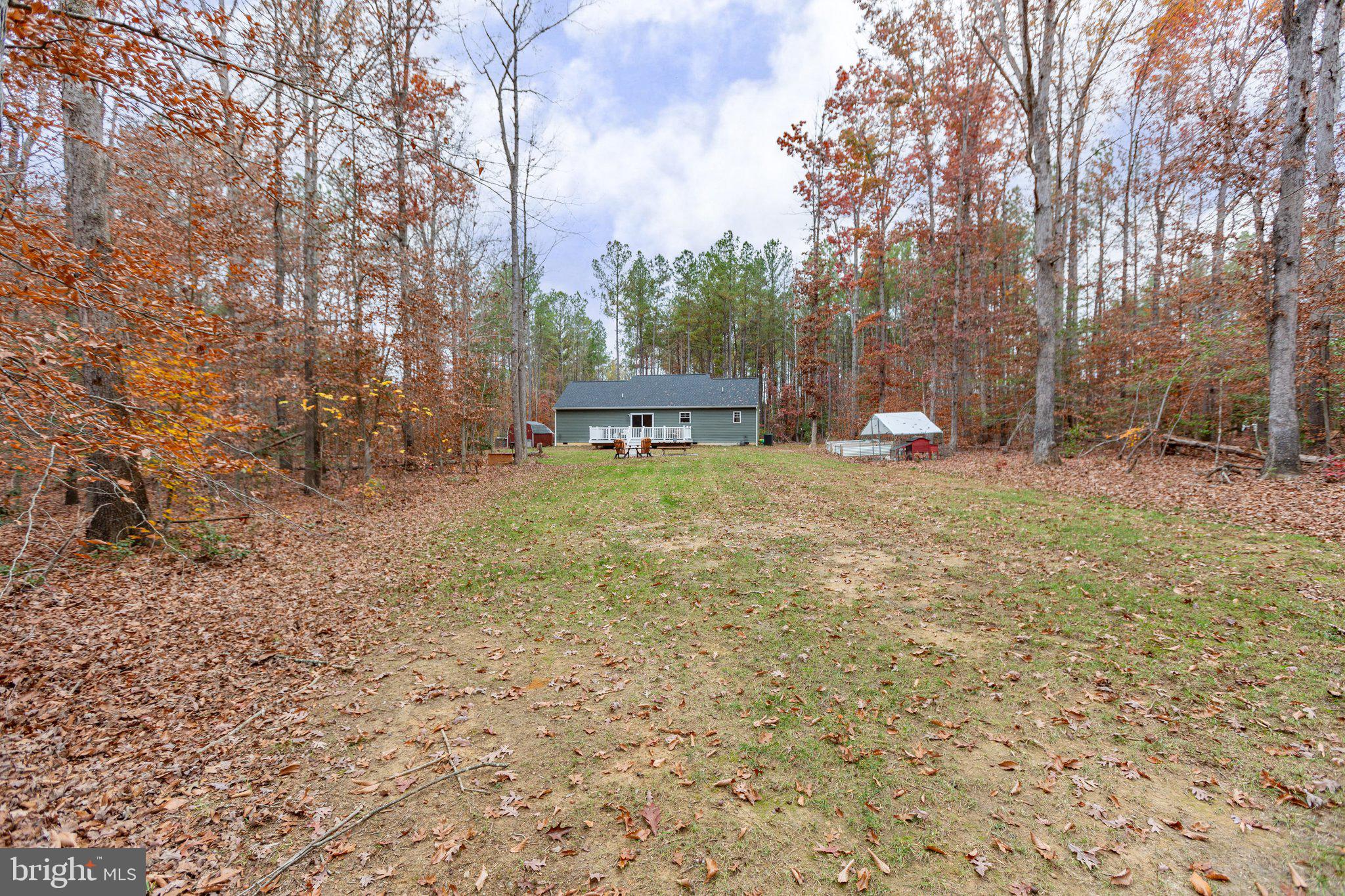 356 Greenes Corner Road Bumpass, VA 23024 - Photo 36 of 41 Trees buffer the sides and back of the property