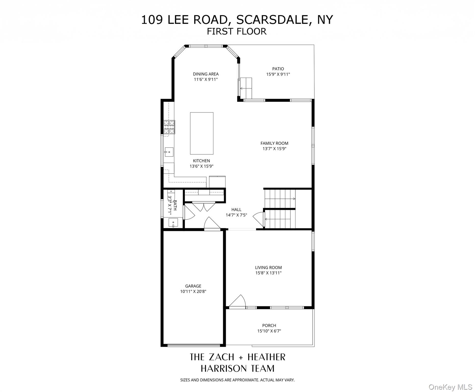 109 Lee Road Scarsdale, NY 10583 - Photo 31 of 33 1st floor plan