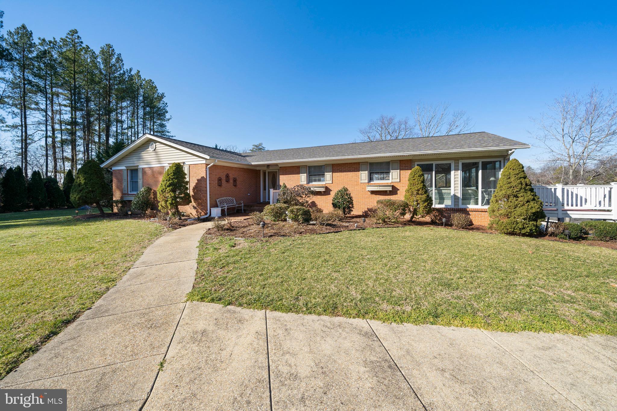 24991 Briscoe Road Hollywood, MD 20636 - Photo 37 of 130 a front view of house with yard