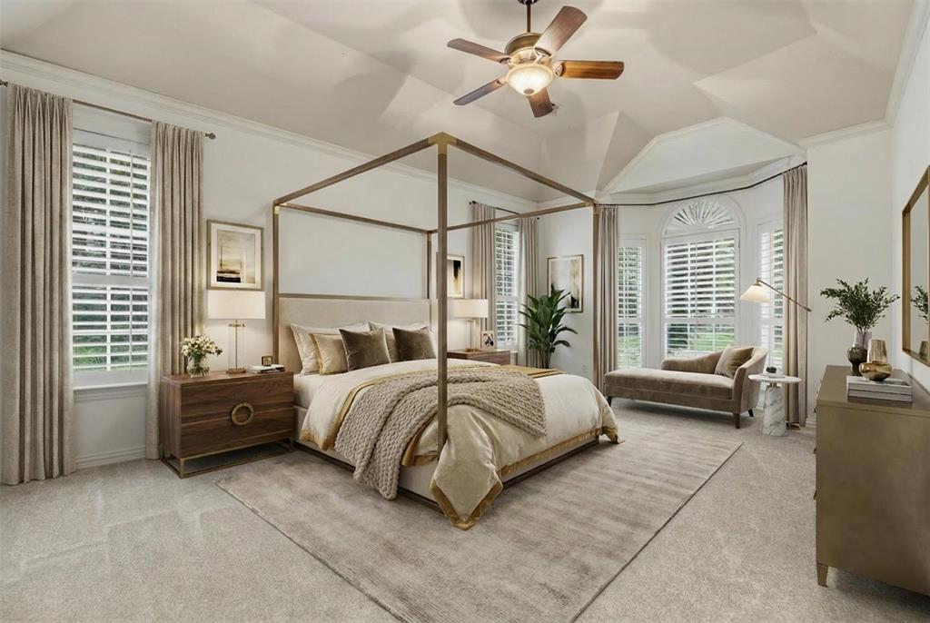 406 Del Rio Court Allen, TX 75013 - Photo 17 of 40 Virtually Staged Primary Bedroom