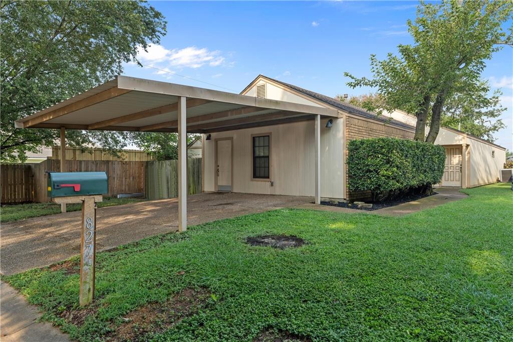 827 Fort Gates Waco, TX 76708 - Photo 1 of 1 a view of a house with a yard plants and large tree
