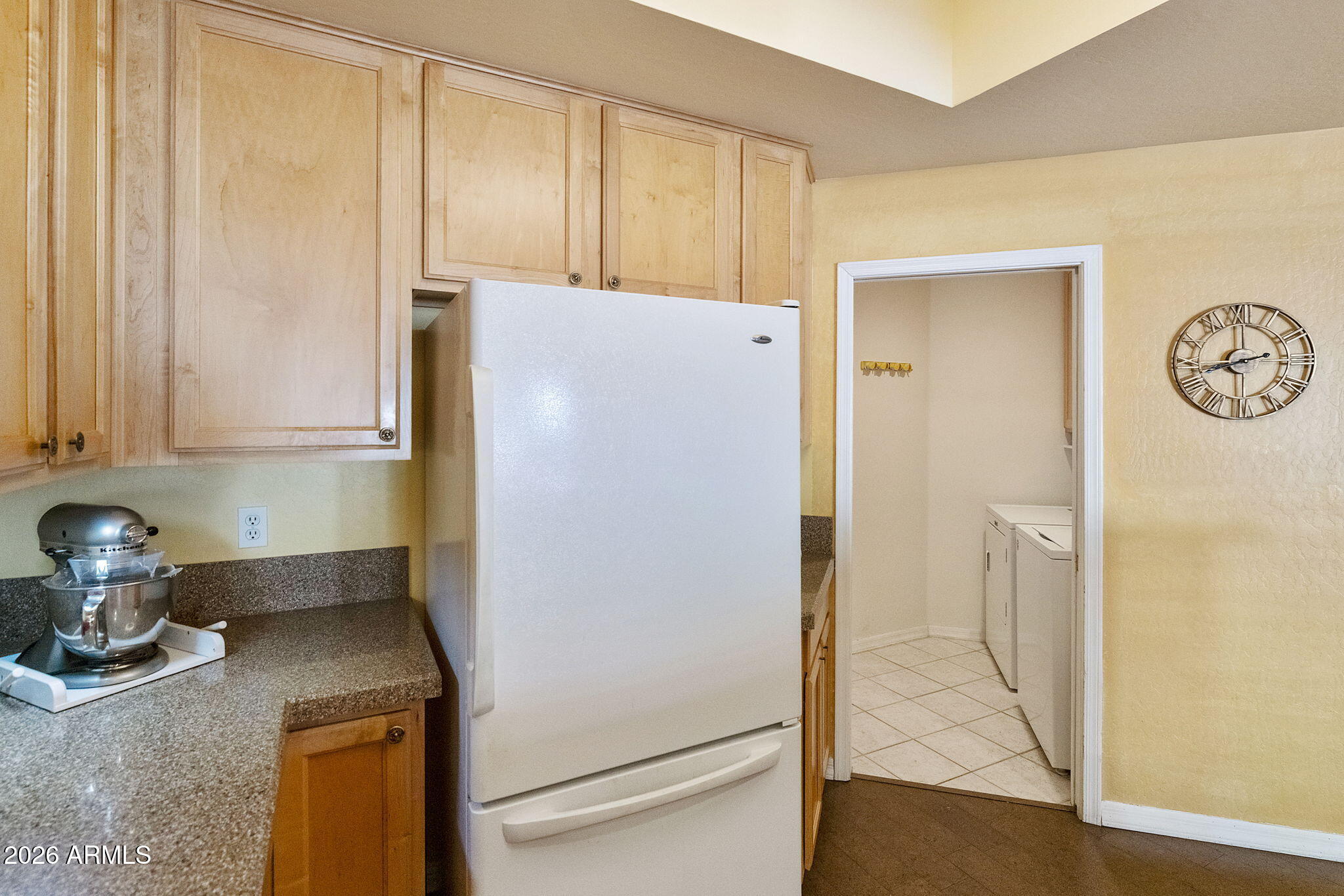 4202 East Broadway Road, Unit 80 Mesa, AZ 85206 - Photo 16 of 68 a kitchen with a refrigerator and a stove