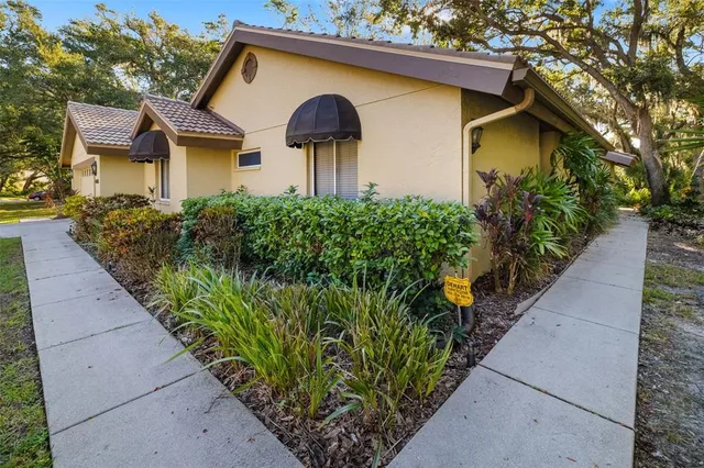 a car parked in front of a house