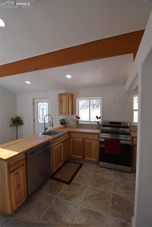 17618 Highway 67 Divide, CO 80814 - Photo 12 of 45 a large kitchen with a stove and a sink