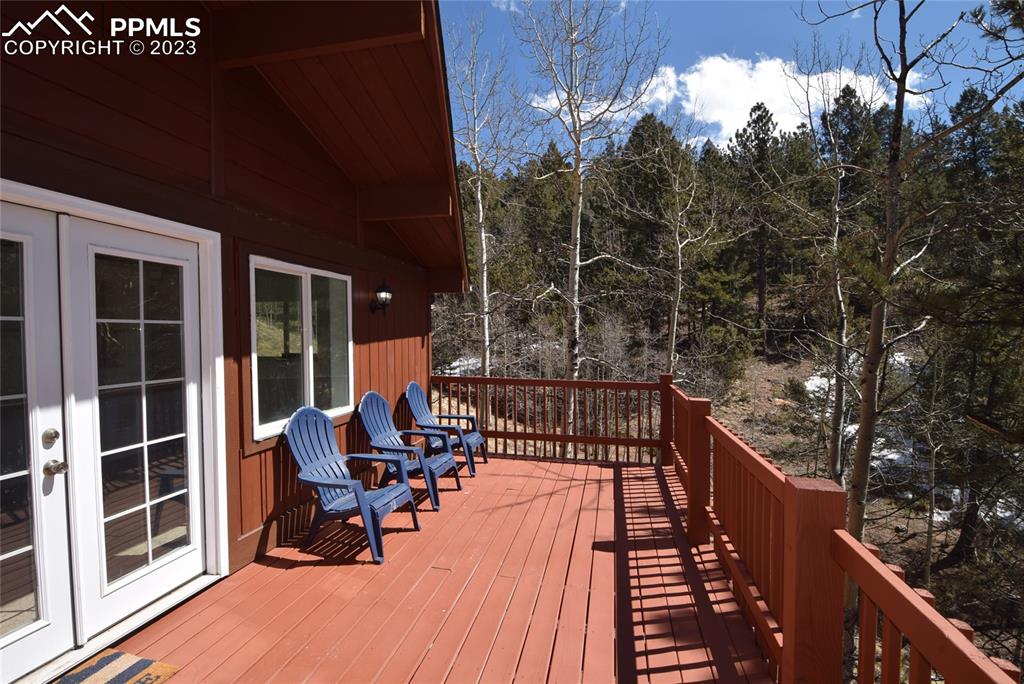 17618 Highway 67 Divide, CO 80814 - Photo 6 of 45 a view of balcony with chairs