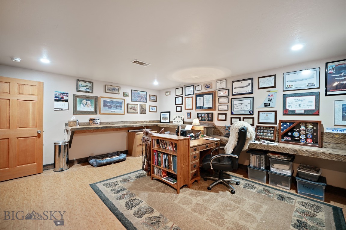 1460 Horseshoe Gulch Road Manhattan, MT 59741 - Photo 86 of 99 Basement Office/Flex Space