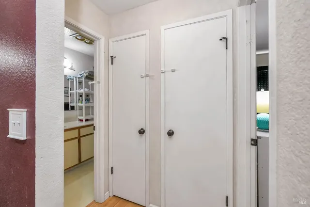 a view of a city and ocean view