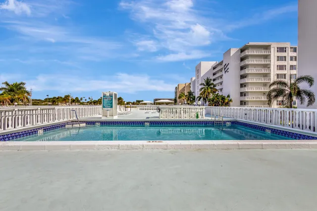a view of terrace with city view
