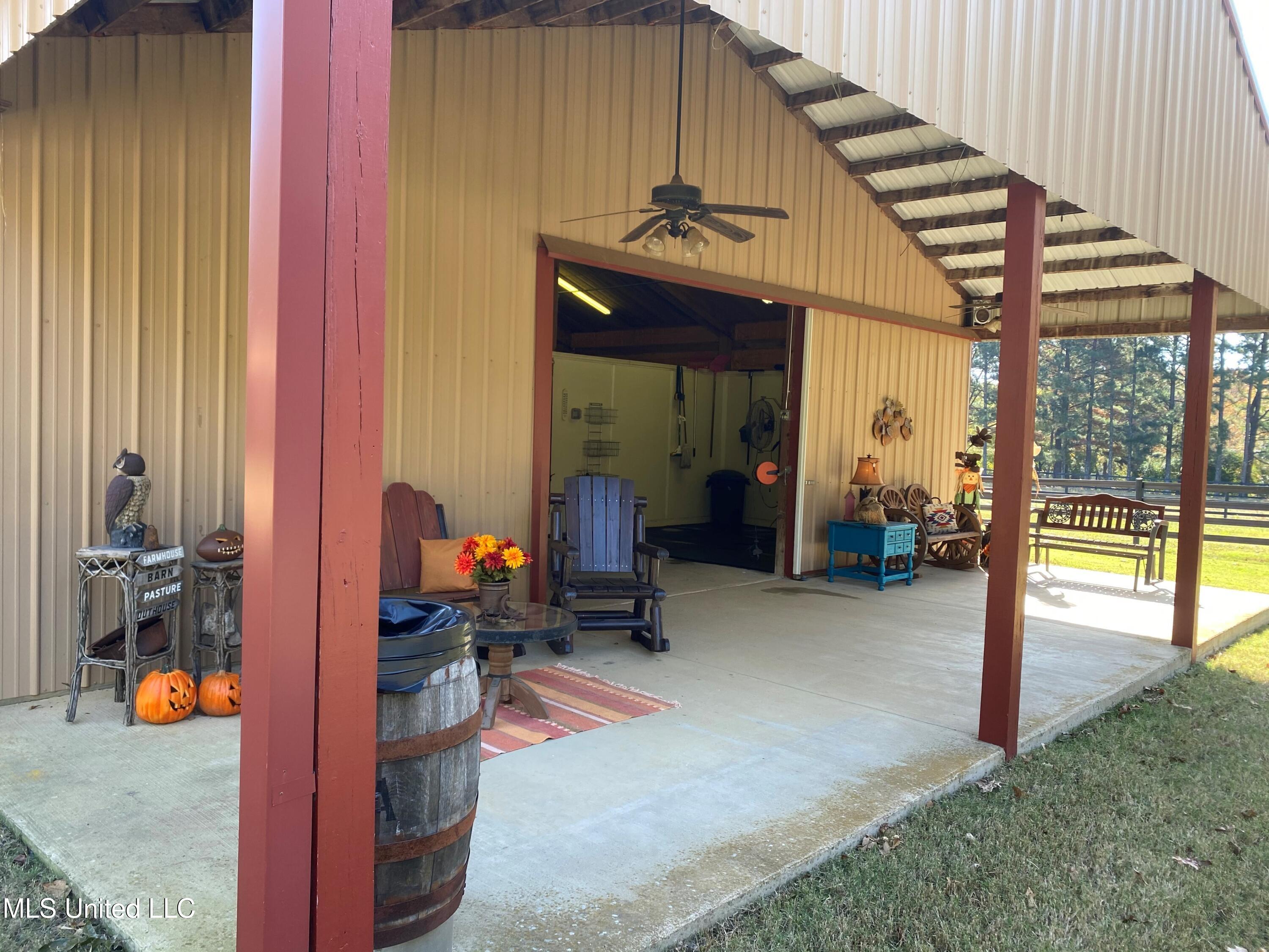7300 Davidson Road Olive Branch, MS 38654 - Photo 50 of 55 Barn Front Porch in Fall