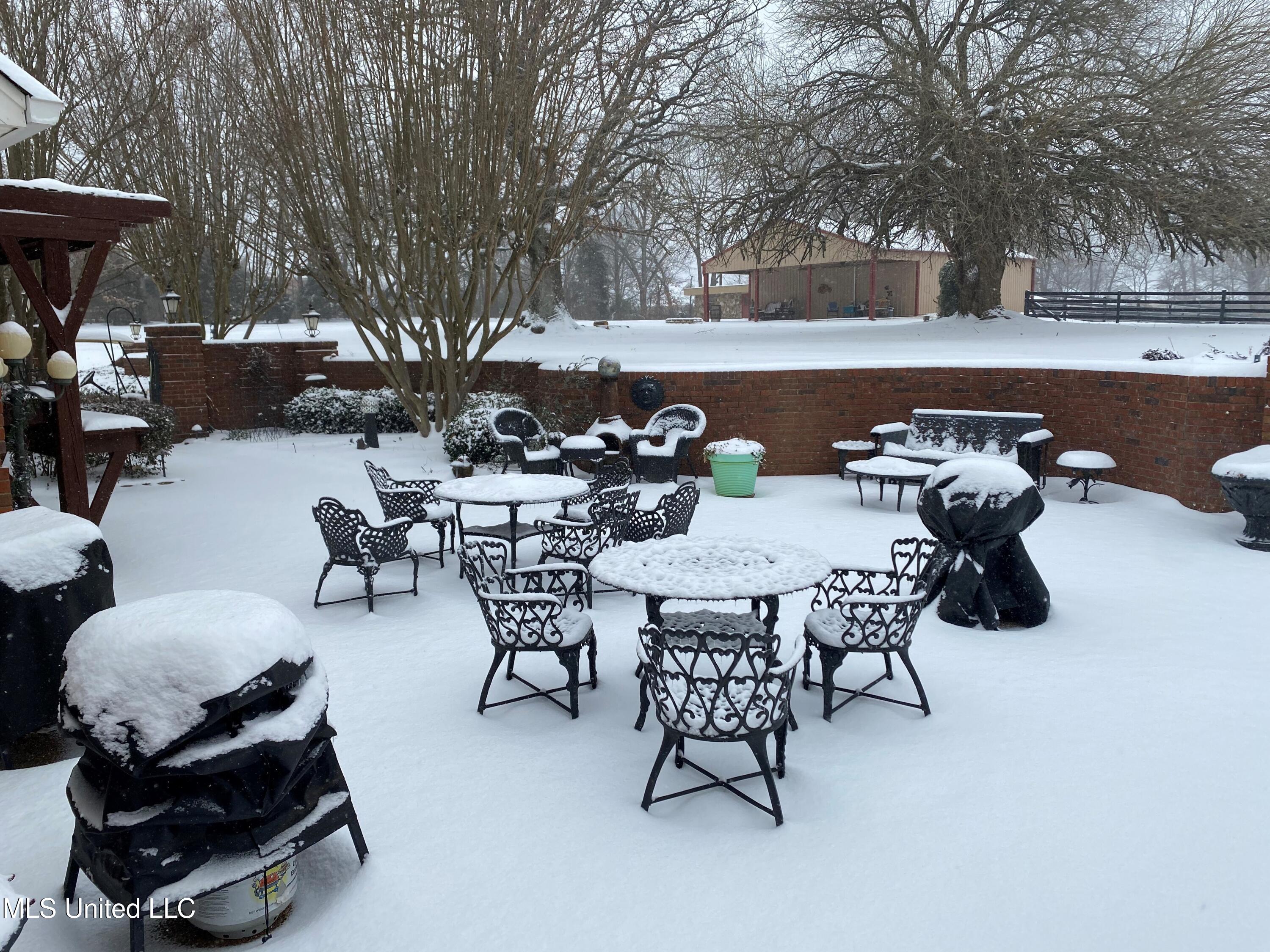 7300 Davidson Road Olive Branch, MS 38654 - Photo 55 of 55 Patio in Winter