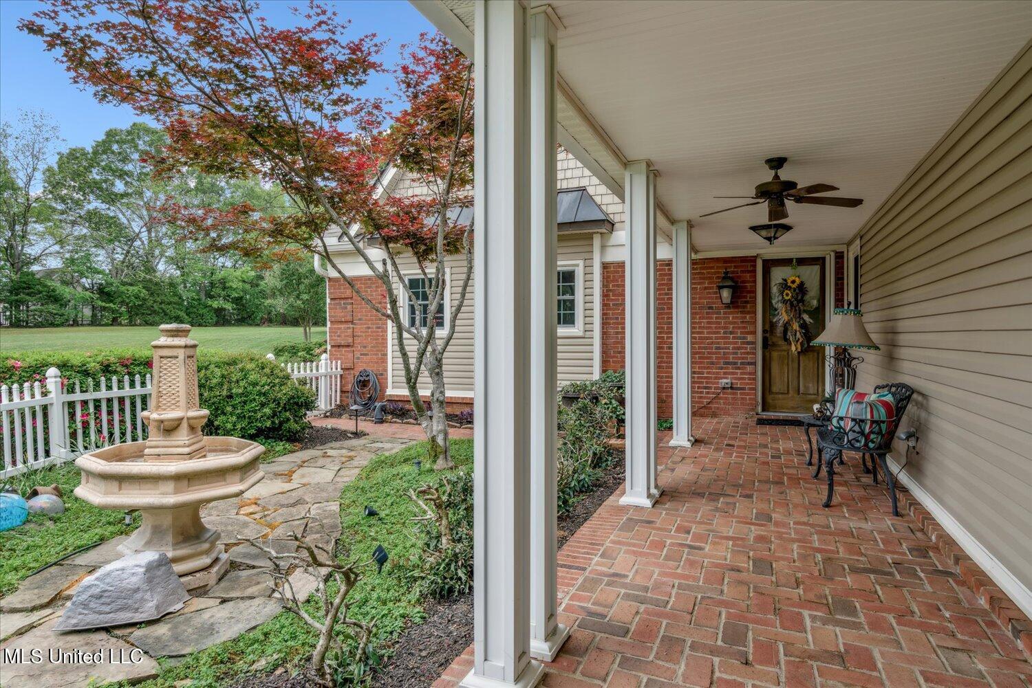 7300 Davidson Road Olive Branch, MS 38654 - Photo 7 of 55 Wraparound Porch and Fountain