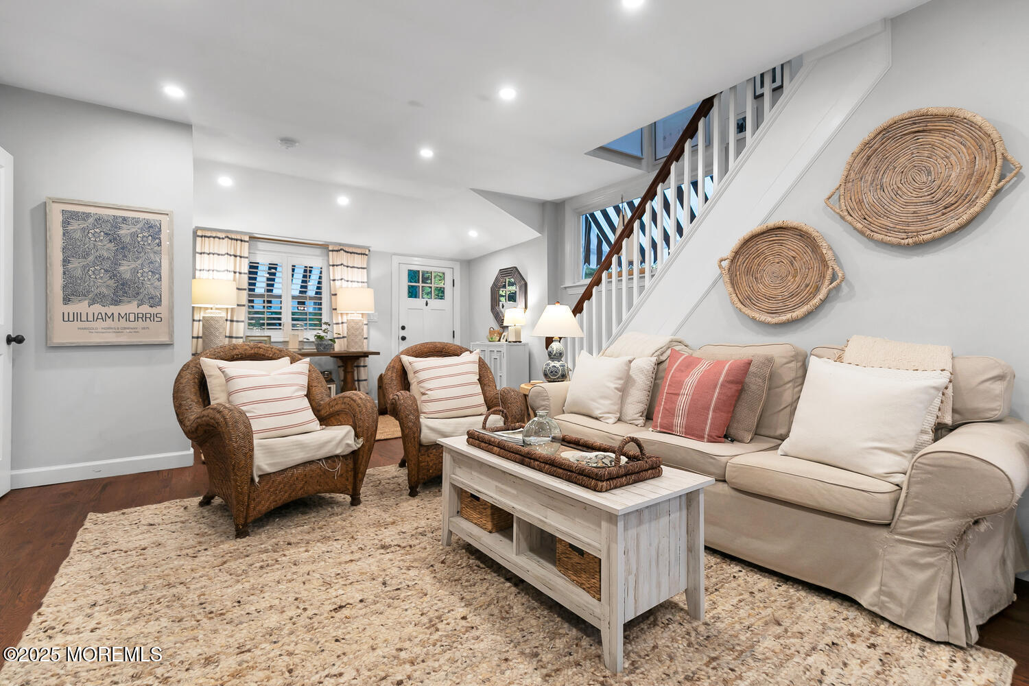 303 Hillside Avenue Atlantic Highlands, NJ 07716 - Photo 39 of 103 a living room with furniture and a wooden floor