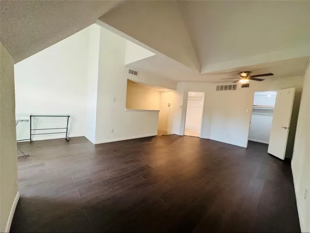 a close view of closet