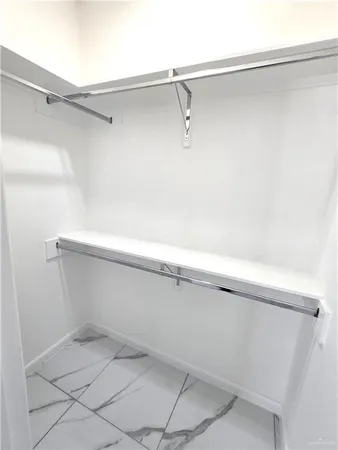 a close view of closet