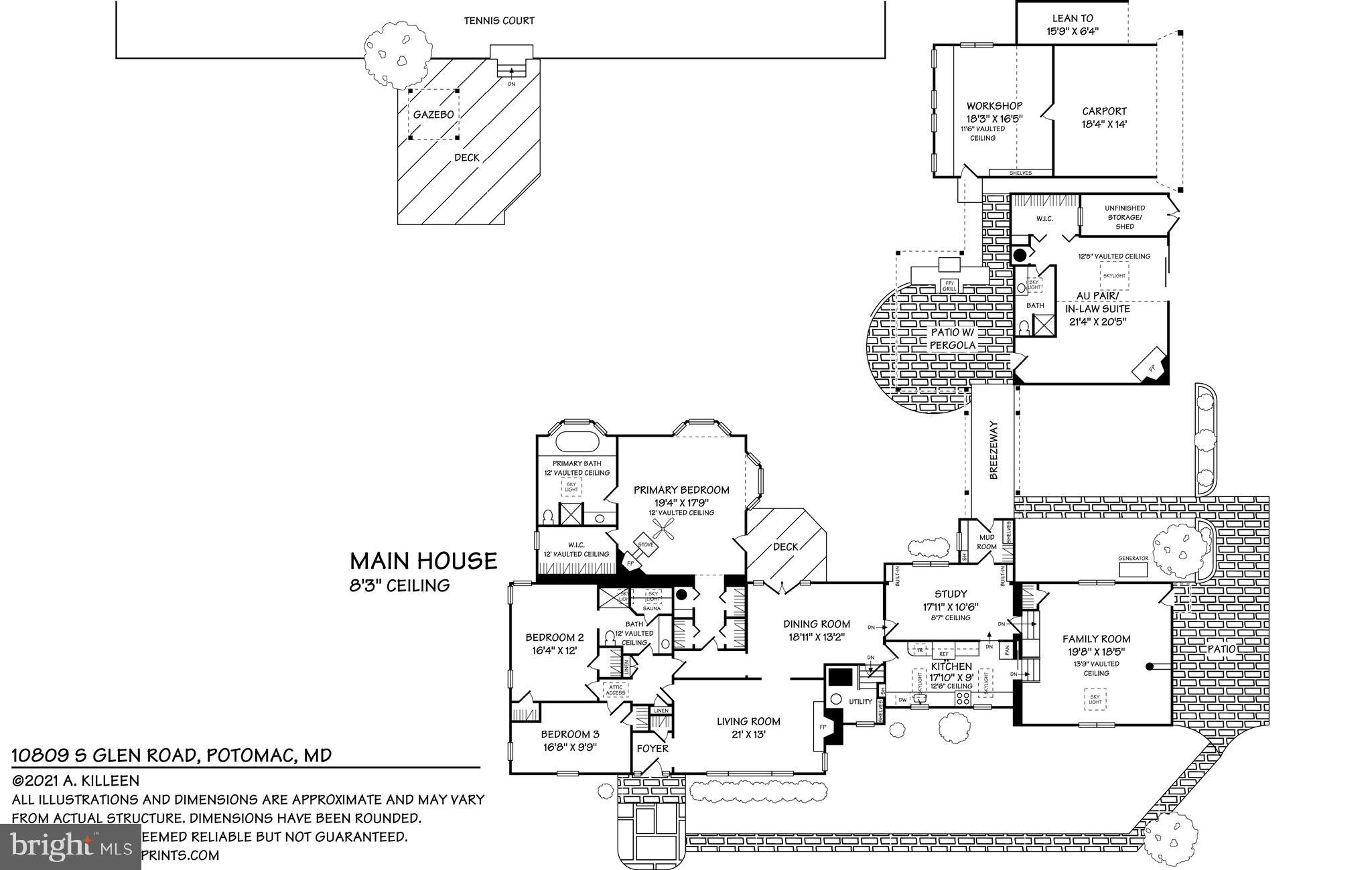 10809 South Glen Road Potomac, MD 20854 - Photo 27 of 27 Full Floor Plan