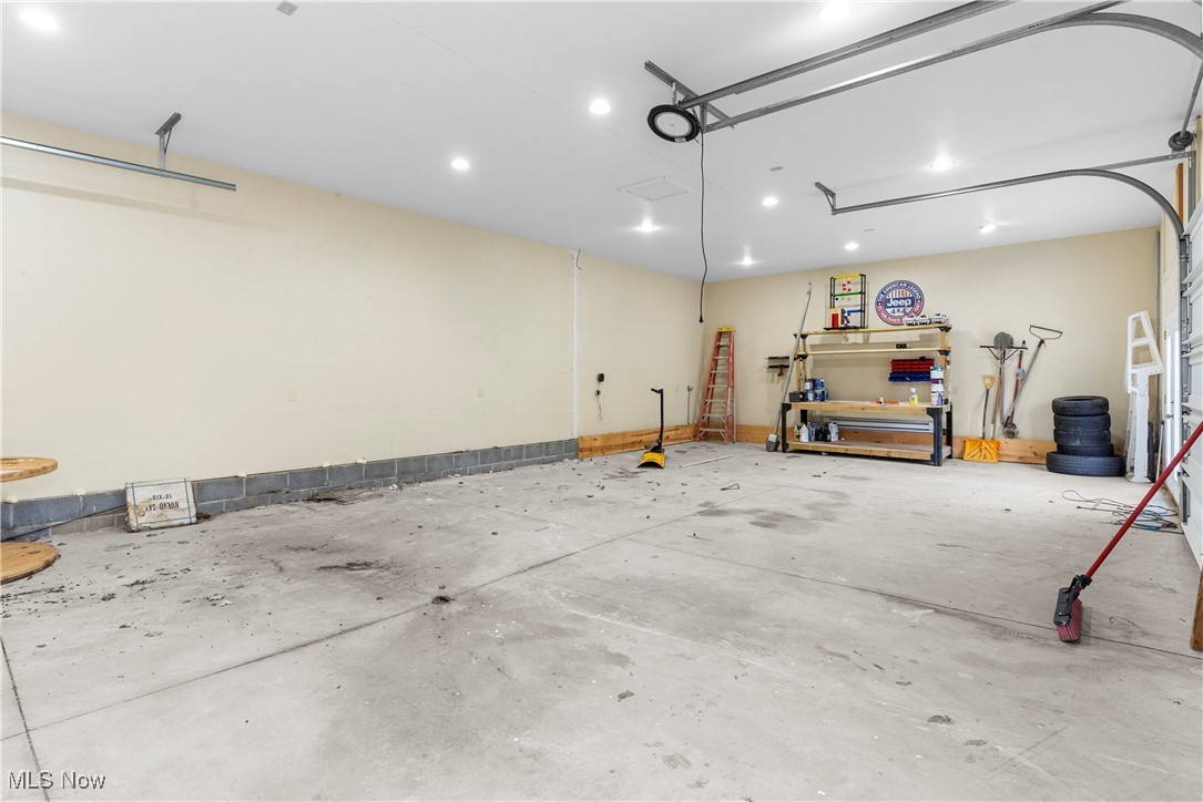 4075 Kirk Road Austintown, OH 44511 - Photo 32 of 40 Garage featuring recessed lighting
