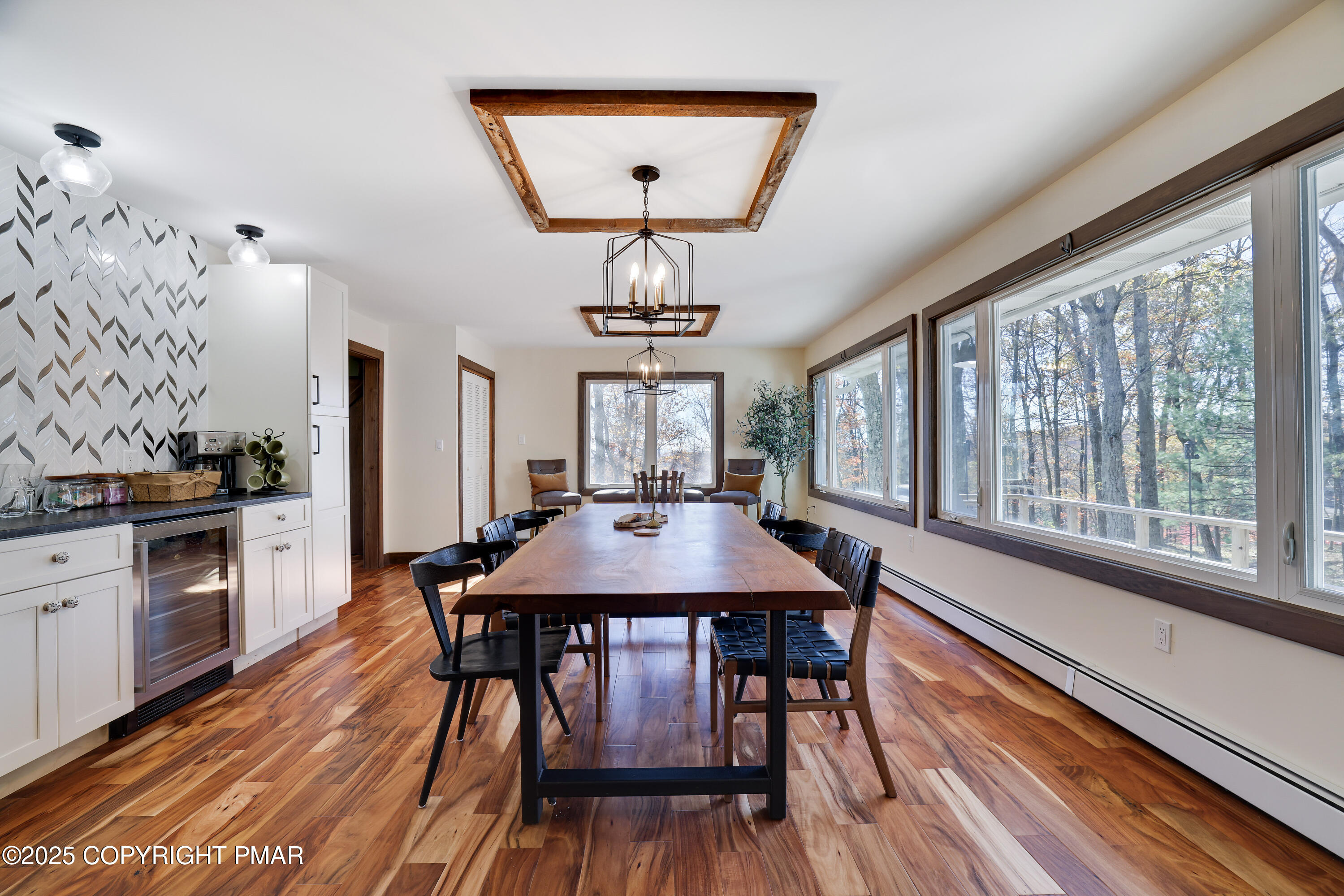 104 Haverhill Road Cresco, PA 18326 - Photo 16 of 86 a view of a dining room with furniture window and wooden floor