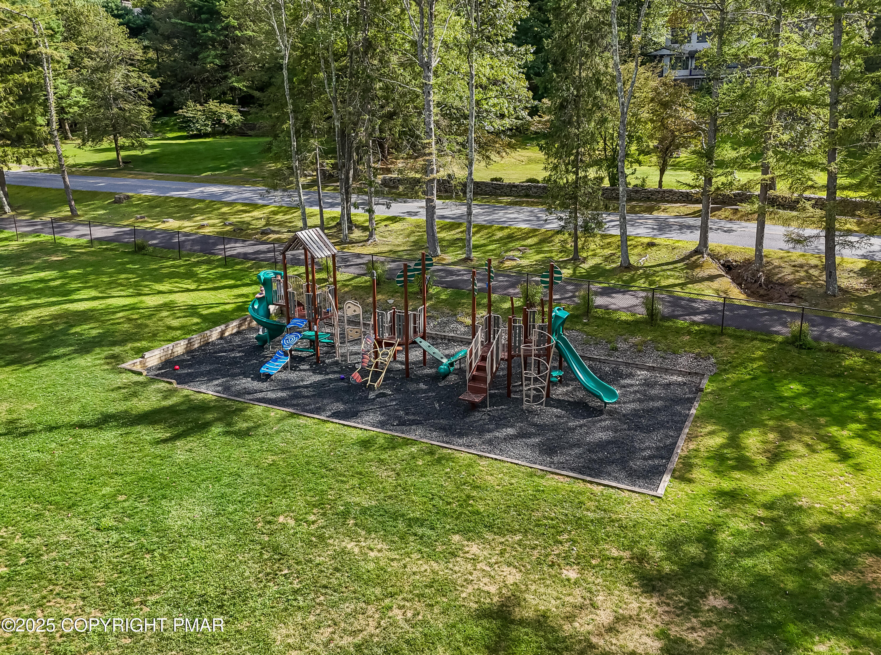 104 Haverhill Road Cresco, PA 18326 - Photo 70 of 86 a view of a yard with a slide