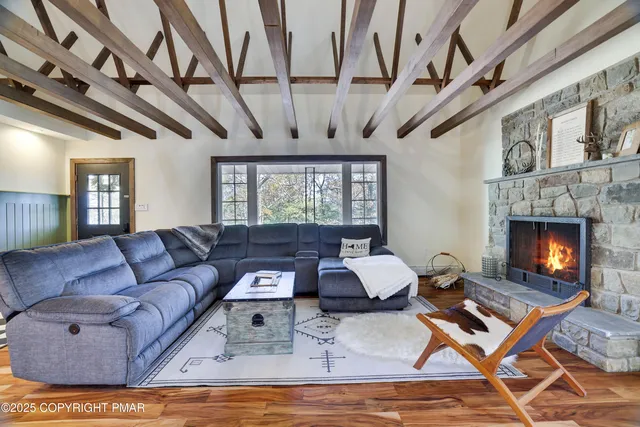 a view of a entryway with wooden floor