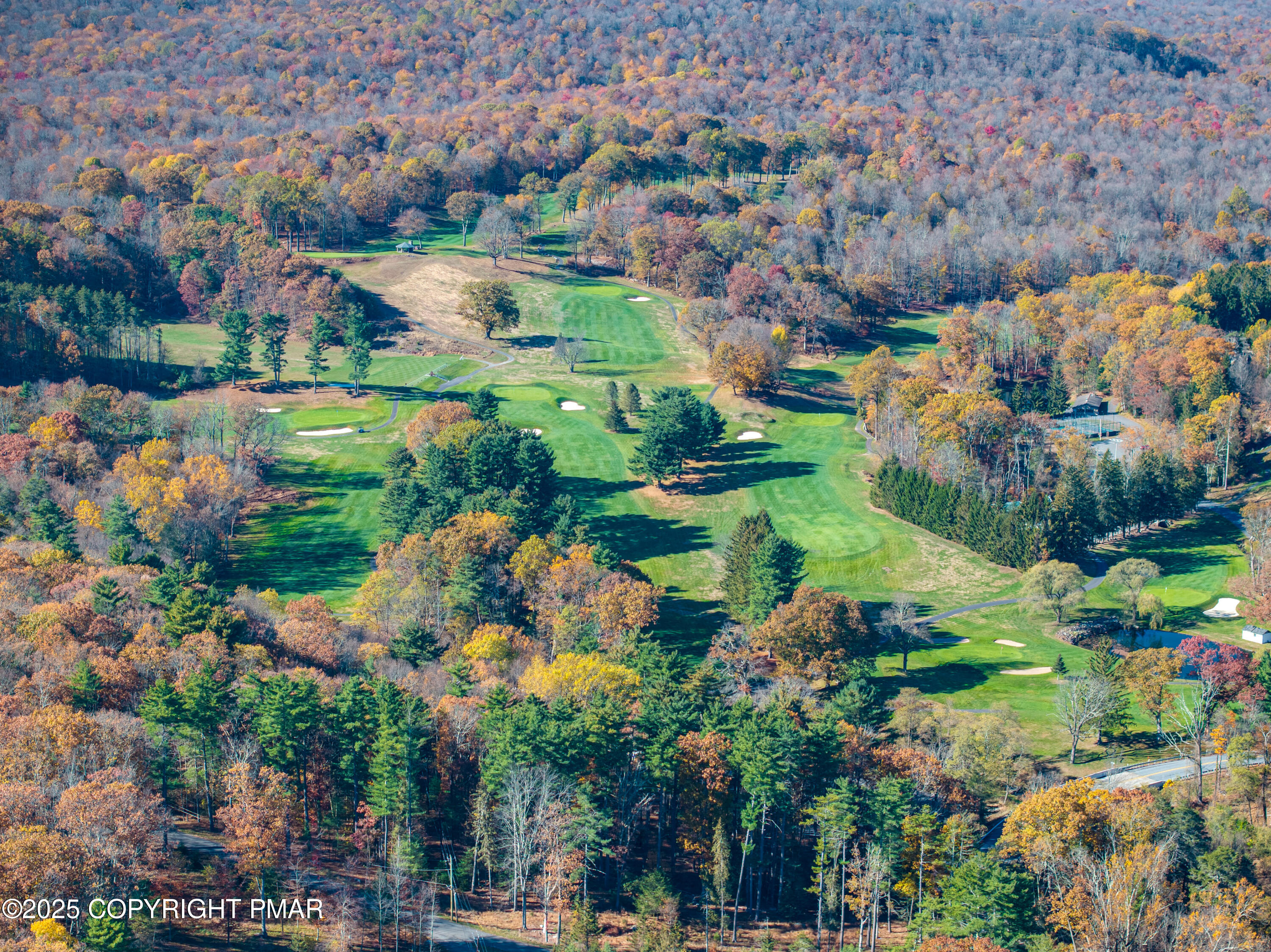 104 Haverhill Road Cresco, PA 18326 - Photo 84 of 86 an aerial view of residential houses with outdoor space and street view
