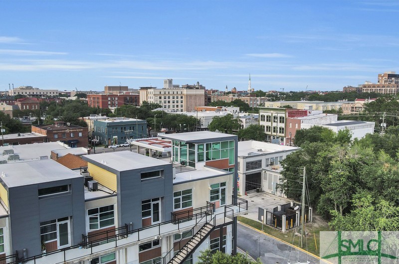 545 Berrien Street, Unit J Savannah, GA 31401 - Photo 2 of 36 Top Right, all glass is top floor of this unit.