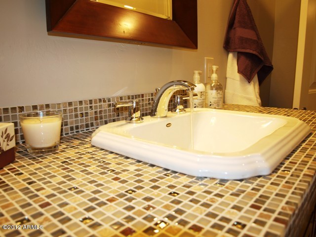 1837 East Roma Avenue Phoenix, AZ 85016 - Photo 23 of 32 Glass mosaic tile tops Vanity