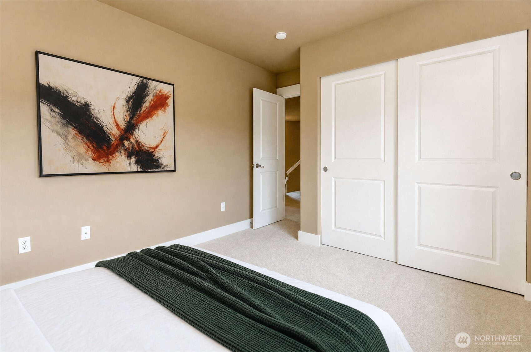 3000 South Mt Baker Boulevard Seattle, WA 98144 - Photo 29 of 40 a bedroom with a bed and a painting on the wall