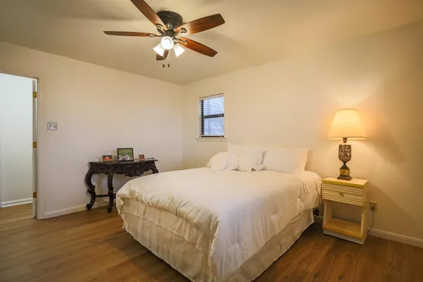 a view of a garage with storage