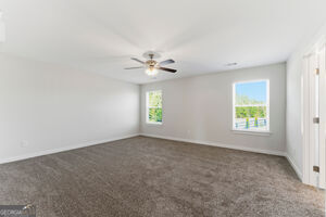 11149 Cornerstone Lane Hampton, GA 30228 - Photo 24 of 29 an empty room with windows and fan