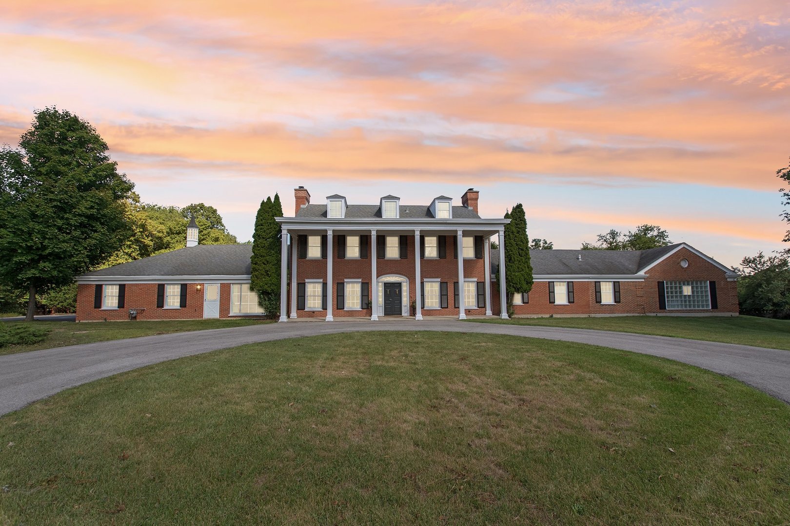 60 Ridge Road Barrington Hills, IL 60010 - Photo 1 of 70 a view of a house with a big yard and large trees