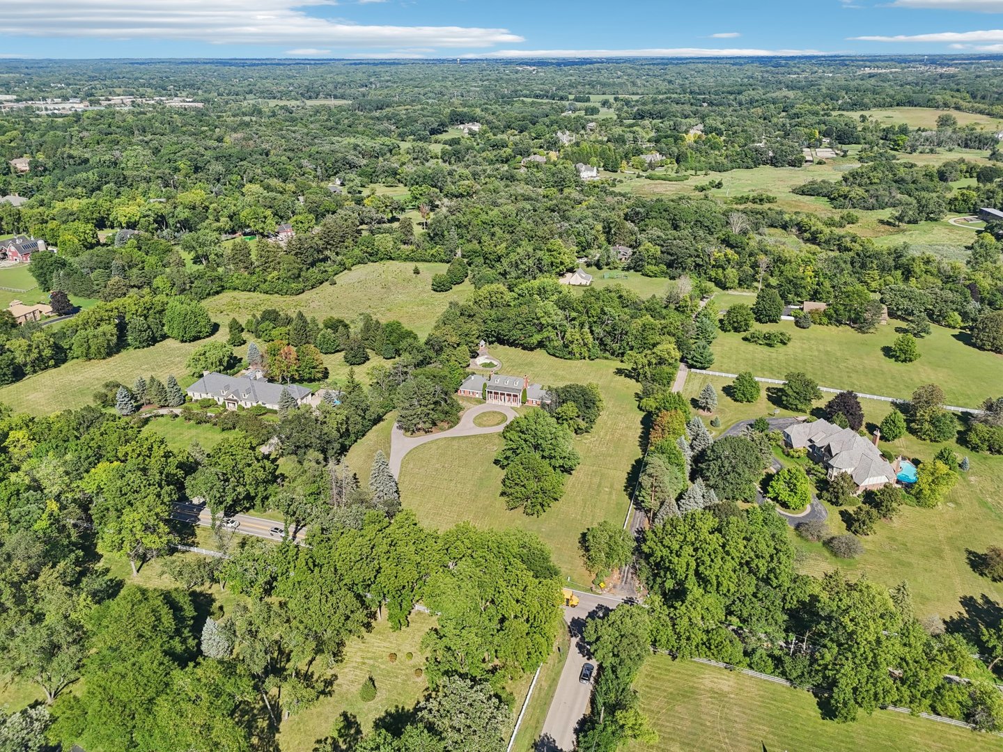 60 Ridge Road Barrington Hills, IL 60010 - Photo 61 of 70 a view of a big yard with lots of green space