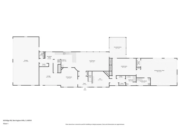 $1,298,000 | 60 Ridge Road, Barrington Hills, IL 60010