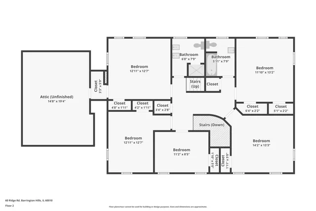$1,298,000 | 60 Ridge Road, Barrington Hills, IL 60010
