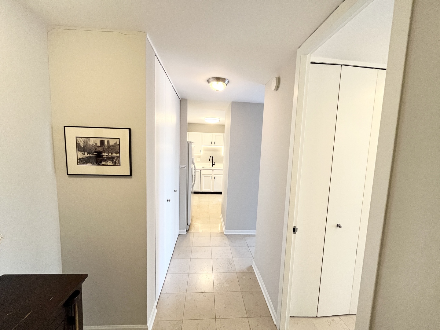 100 East Walton Place, Unit 14A Chicago, IL 60611 - Photo 6 of 19 a view of a hallway with wooden floor