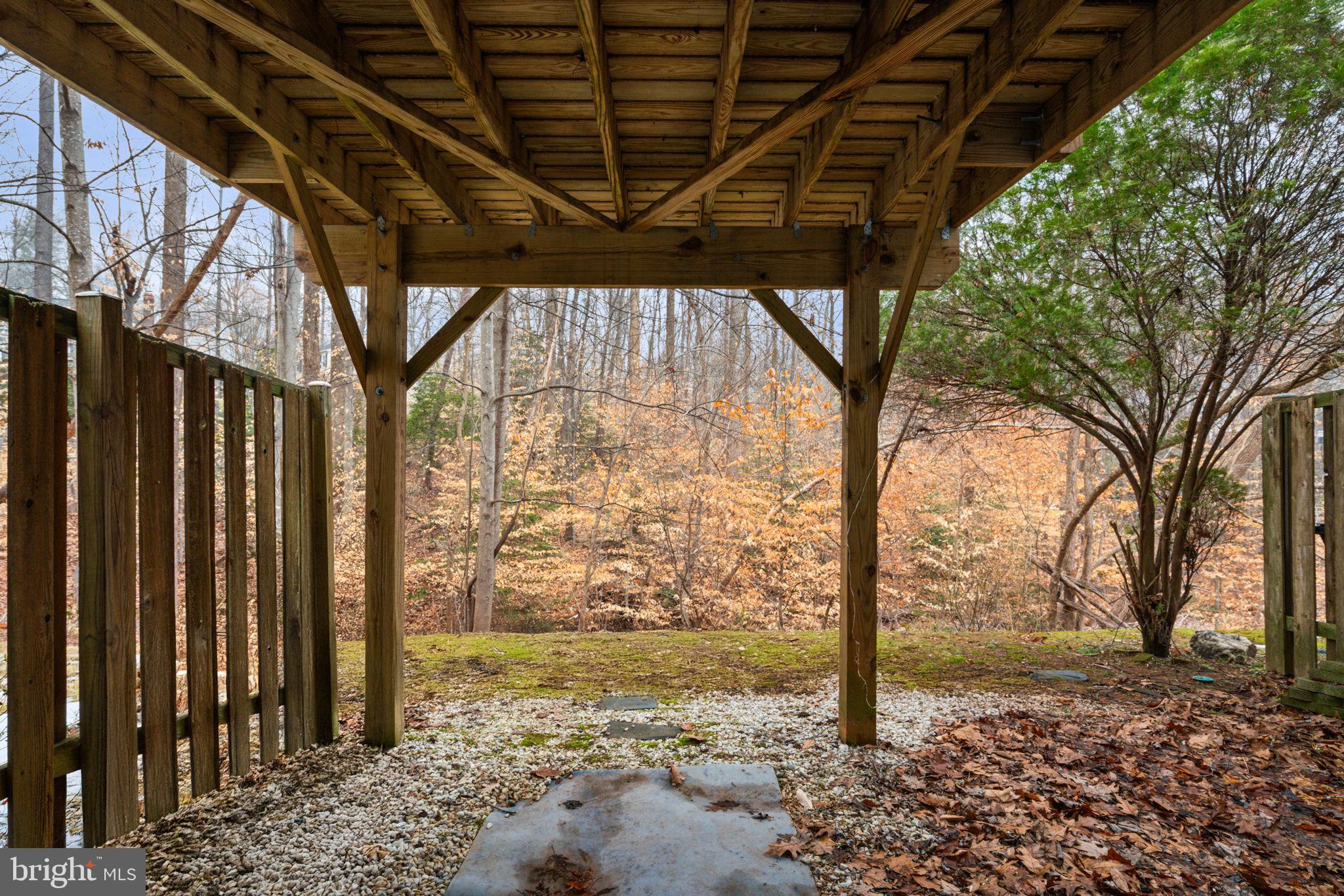 15343 Inlet Place Dumfries, VA 22025 - Photo 28 of 29 Patio Backing to Trees 1
