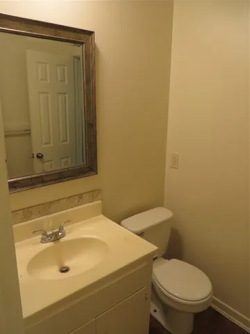 a bathroom with a sink and a toilet