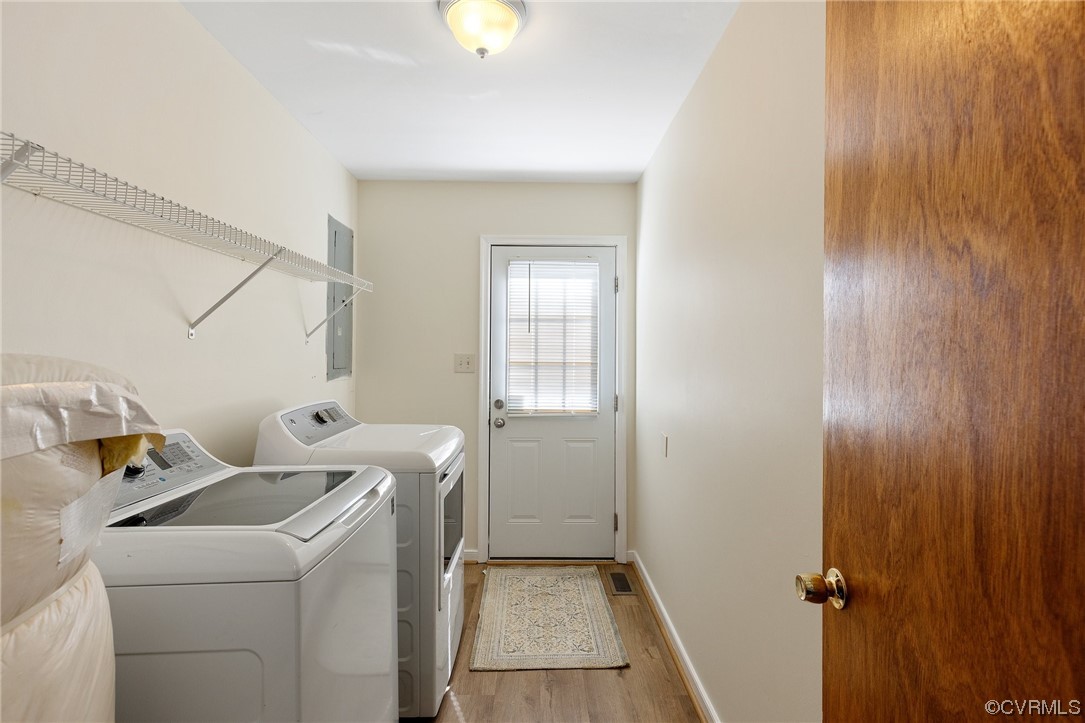 4540 Powhatan Lakes Road Powhatan, VA 23139 - Photo 16 of 23 a view of utility room with washer and dryer