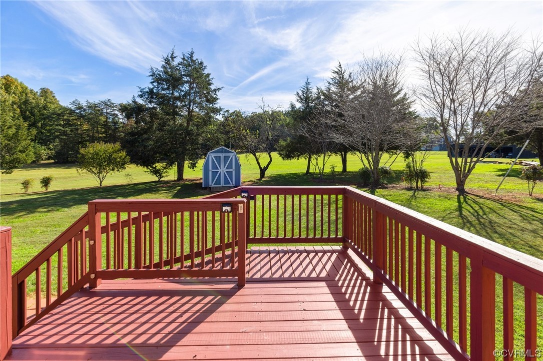4540 Powhatan Lakes Road Powhatan, VA 23139 - Photo 21 of 23 a view of wooden deck