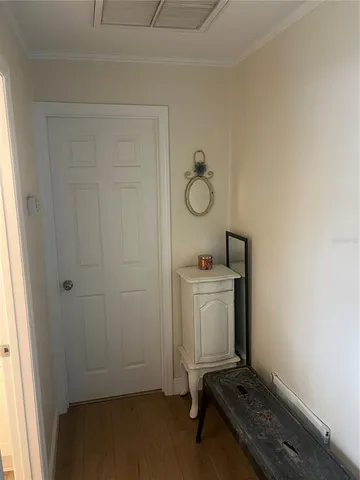 a room with a desk and a chair