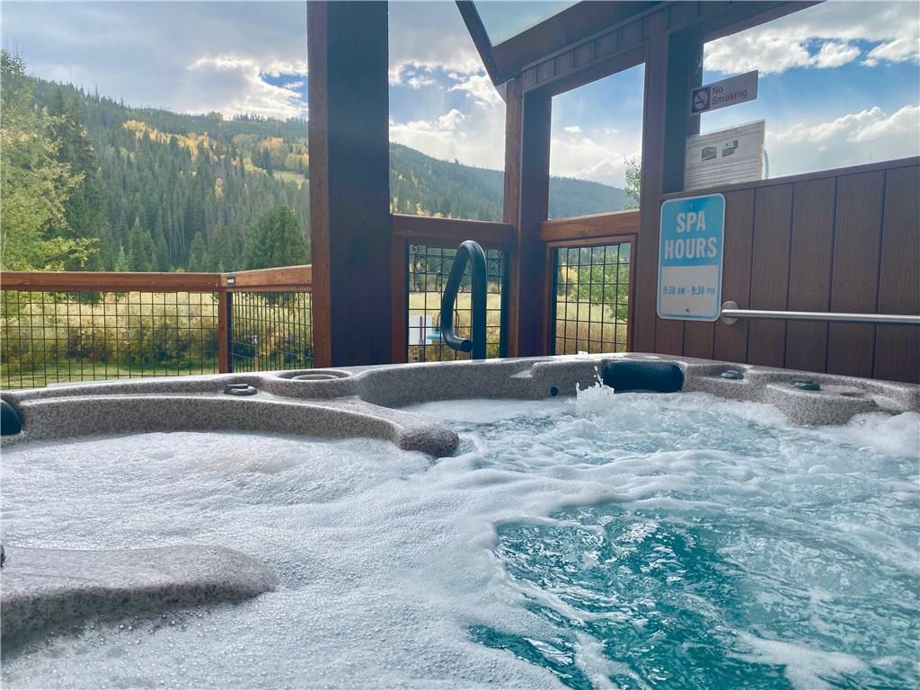 56 River Run Road, Unit 301 Keystone, CO 80435 - Photo 12 of 30 a swimming pool with outdoor seating and yard